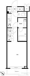 ルーブル小竹向原参番館 1Kの間取図画像