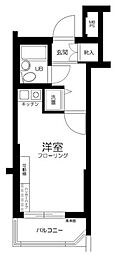 ライオンズマンション駒込第7 ワンルームの間取図画像