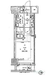 エル・グランジュテ新宿 1Kの間取図画像