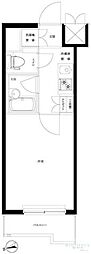 ルーブル北新宿 1Kの間取図画像