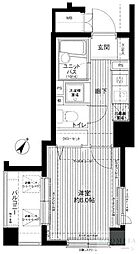 メインステージ護国寺2 1Kの間取図画像