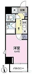 ヴェルト新宿夏目坂 1Kの間取図画像