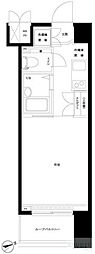 ルーブル早稲田 1Kの間取図画像