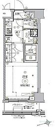 RELUXIA北新宿 1Kの間取図画像