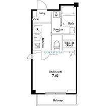 プラージュ早稲田 307 ｜ 東京都新宿区早稲田南町（賃貸マンション1LDK・3階・25.44㎡） その2