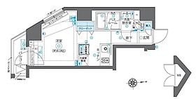 ZOOM新宿下落合 201 ｜ 東京都新宿区下落合４丁目2-6（賃貸マンション1R・2階・25.47㎡） その2