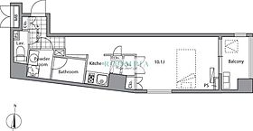 レジディア目白II 201 ｜ 東京都豊島区高田３丁目33-6（賃貸マンション1K・2階・32.47㎡） その2