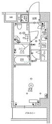 スカイコート中野沼袋 3階1Kの間取り