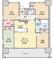 ミレニオつくば万博記念公園 4LDKの間取図画像