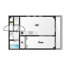 間取図画像 1LDK