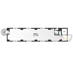 ロサンゼルスビルの間取図画像