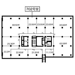 名興ビル(名興中駒ビル)の間取図画像