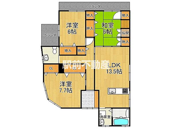 間取りを拡大表示