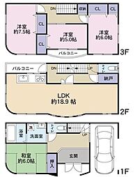 南東角地のファミリー向け住宅日当たりも通風も設備も充実