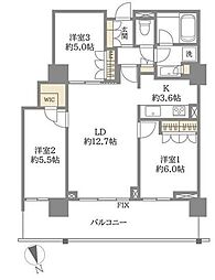 間取図画像 3LDK
