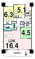 間取図画像 3LDK