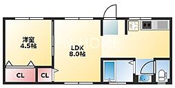 間取図画像 1LDK