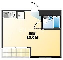 ラパンジール長堀 ワンルームの間取図画像
