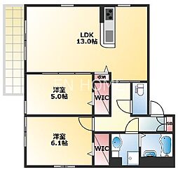 ヴィルフランシュ上本町 3階/302