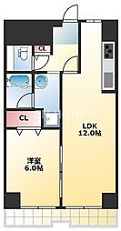 シエスタXI 1LDKの間取図画像