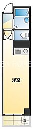 グローリーハイツ餌差 ワンルームの間取図画像