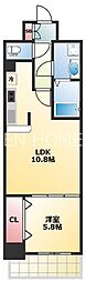 フォーリアライズ本町レクス 1LDKの間取図画像