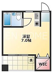 ハイツフローリシュ ワンルームの間取図画像