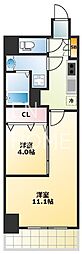 フォーリアライズ本町レクス 1LDKの間取図画像