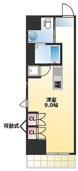 SK TOWER心斎橋EAST 1101｜大阪府大阪市中央区南船場１丁目(賃貸マンション1R・11階・27.00㎡)の写真 その2