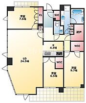 大阪府大阪市天王寺区上汐３丁目8-6（賃貸マンション3LDK・19階・123.09㎡） その2