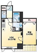 大阪府大阪市浪速区稲荷１丁目10-19（賃貸マンション1LDK・2階・39.87㎡） その2