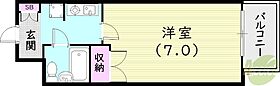 レジデンス長田  ｜ 兵庫県神戸市長田区宮川町6丁目（賃貸マンション1K・3階・18.63㎡） その2