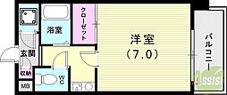 間取図画像 1K