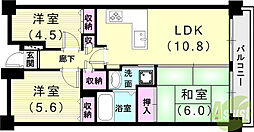 グランプレステージ西神戸伊川谷 3LDKの間取図画像