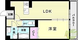 セントヴィレッジ 1LDKの間取図画像