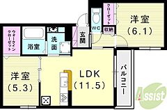 物件の間取り
