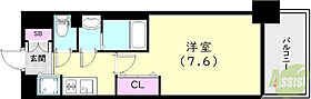 Luxe神戸WEST  ｜ 兵庫県神戸市長田区四番町3丁目（賃貸マンション1K・2階・24.27㎡） その2