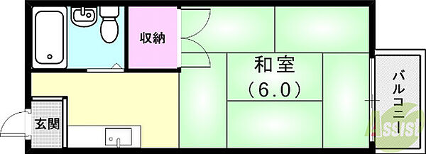 Ｌｅｅハイム ｜兵庫県神戸市垂水区平磯3丁目(賃貸アパート1R・2階・17.98㎡)の写真 その2