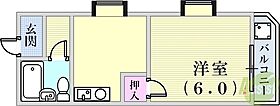 ハイライフ兵庫  ｜ 兵庫県神戸市兵庫区羽坂通4丁目（賃貸マンション1K・6階・21.84㎡） その2