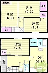 霞ヶ丘駅 6.5万円