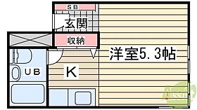 エレガンス板宿  ｜ 兵庫県神戸市長田区庄山町3丁目（賃貸マンション1R・1階・14.58㎡） その2