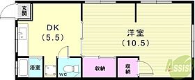 神撫ハイツ  ｜ 兵庫県神戸市須磨区神撫町5丁目4-8（賃貸アパート1DK・1階・30.00㎡） その2