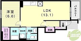 パストラルメゾンＣ  ｜ 兵庫県神戸市西区伊川谷町有瀬（賃貸アパート1LDK・1階・45.34㎡） その2