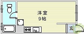 松原マンション  ｜ 兵庫県神戸市兵庫区松原通3丁目（賃貸マンション1R・1階・24.42㎡） その2