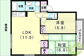 オークビレッジ  ｜ 兵庫県神戸市須磨区大手町5丁目（賃貸アパート2LDK・1階・55.12㎡） その2