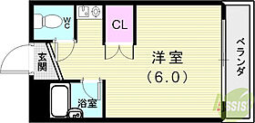 ハイツフォックス  ｜ 兵庫県神戸市西区大津和1丁目（賃貸マンション1R・4階・21.00㎡） その2