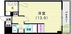 モンサンルージュ  ｜ 兵庫県神戸市西区伊川谷町有瀬（賃貸マンション1K・1階・35.00㎡） その2