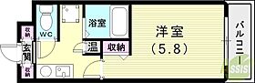 バッハレジデンス神戸ウエストA  ｜ 兵庫県神戸市西区池上1丁目13-18（賃貸マンション1K・4階・20.00㎡） その2