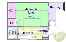 パル東須磨  ｜ 兵庫県神戸市須磨区若木町2丁目（賃貸マンション1K・5階・22.00㎡） その2