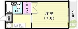 nTB-2 1Kの間取図画像